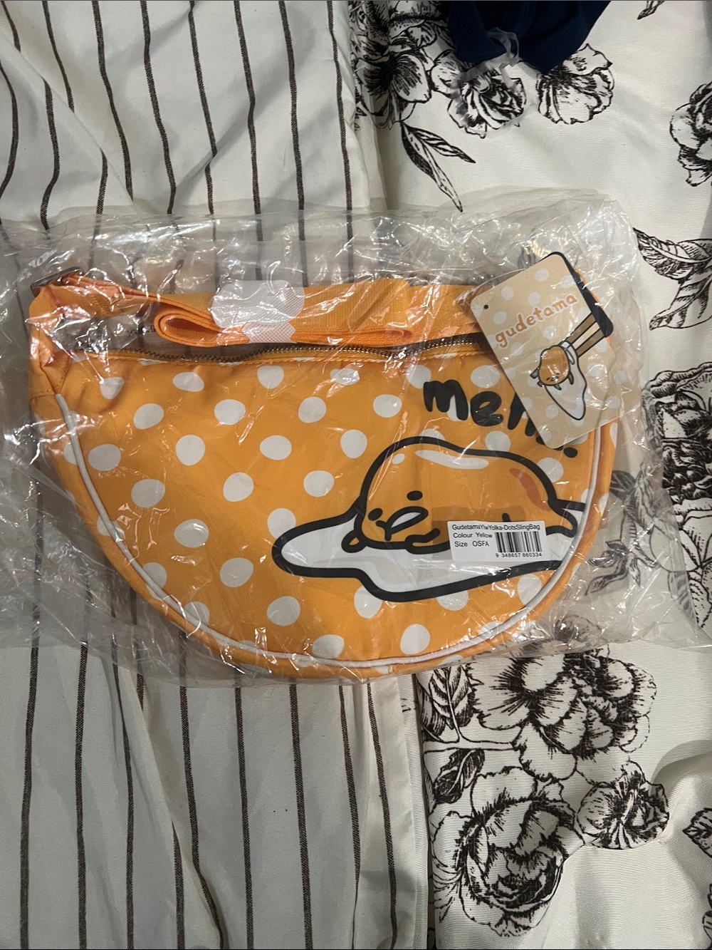 Blackmilk Gudetama Crossbody bag